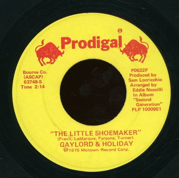 Gaylord & Holiday : Eh! Cumpari (7")