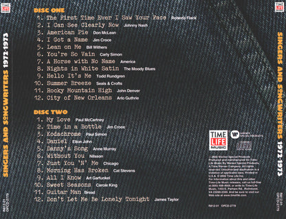 Various : Singers And Songwriters 1972-1973 (2xCD, Comp)