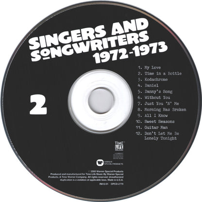 Various : Singers And Songwriters 1972-1973 (2xCD, Comp)