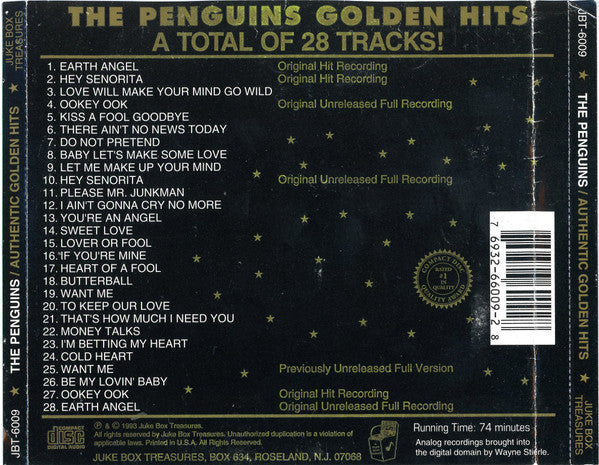 The Penguins : Authentic Golden Hits (CD, Comp)