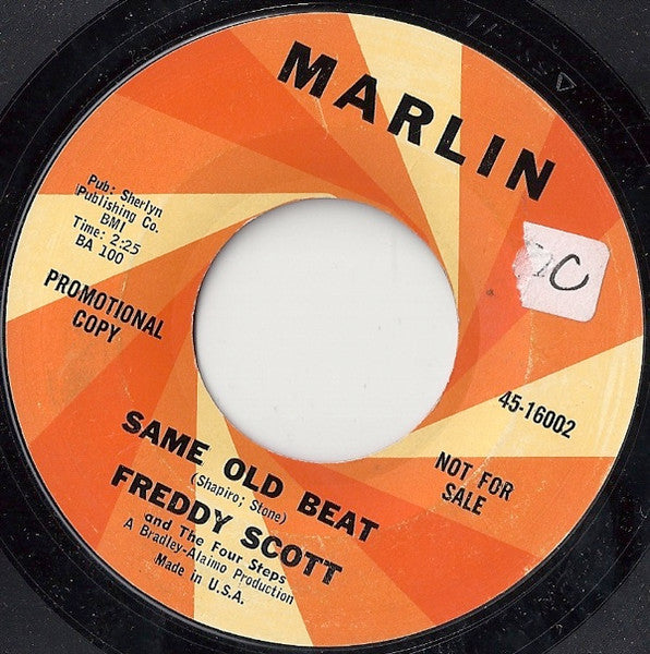 Freddy Scott And The Four Steps : Same Old Beat / Take A Rest (7", Promo)