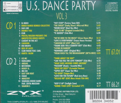 Various : U.S. Dance Party Vol. 3 (2xCD, Comp)