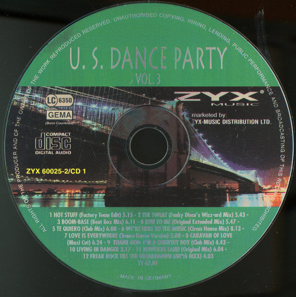 Various : U.S. Dance Party Vol. 3 (2xCD, Comp)