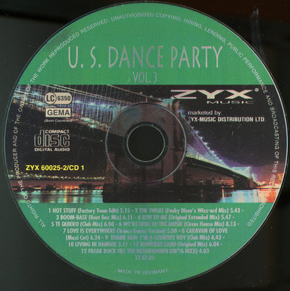 Various : U.S. Dance Party Vol. 3 (2xCD, Comp)