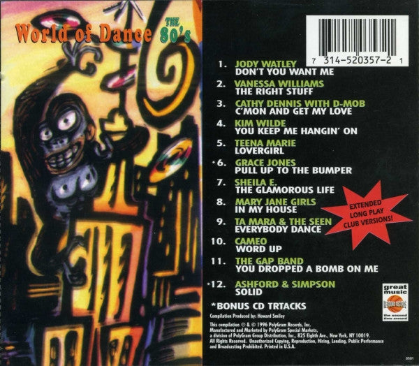 Various : World Of Dance - The 80's (CD, Comp)
