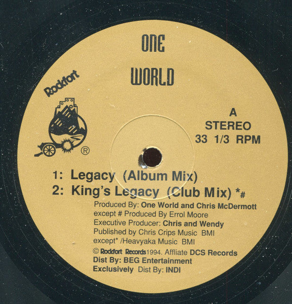 One World (7) : Legacy (12")