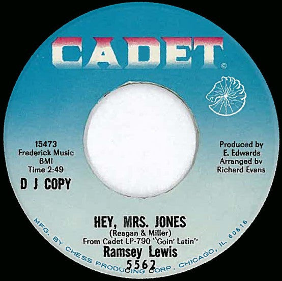 Ramsey Lewis : Function At The Junction / Hey, Mrs. Jones (7", Single, Promo)