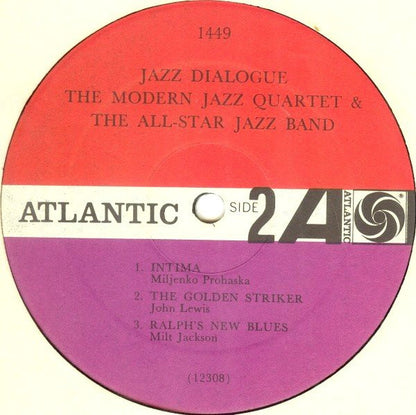 The Modern Jazz Quartet & The All-Star Jazz Band : Jazz Dialogue (LP, Album, Mono)