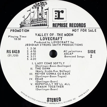 HP Lovecraft : Valley Of The Moon (LP, Album, Promo)