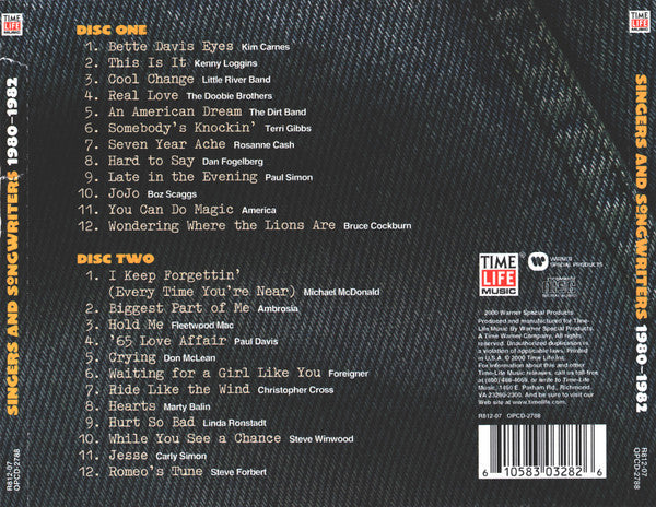 Various : Singers And Songwriters 1980-1982 (2xCD, Comp)