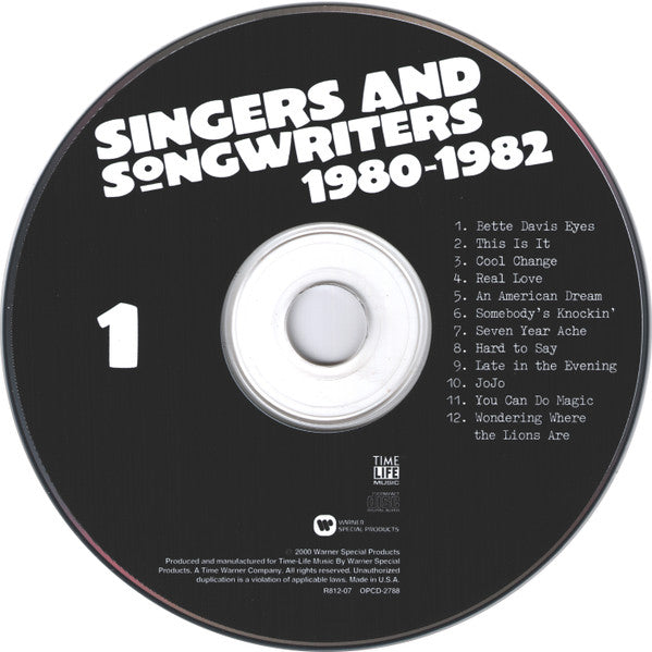 Various : Singers And Songwriters 1980-1982 (2xCD, Comp)