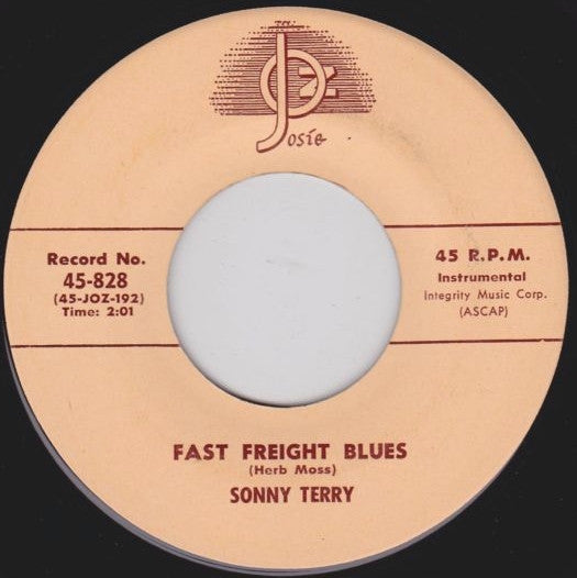 Sonny Terry : Fast Freight Blues / Dangerous Woman (7", Single)