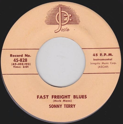 Sonny Terry : Fast Freight Blues / Dangerous Woman (7", Single)