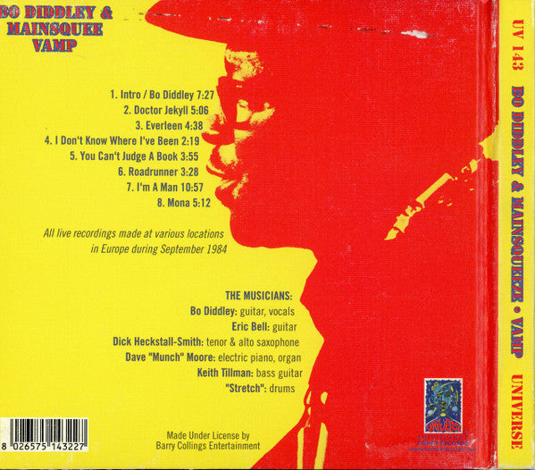 Bo Diddley & Mainsqueeze : Vamp (CD, Album)
