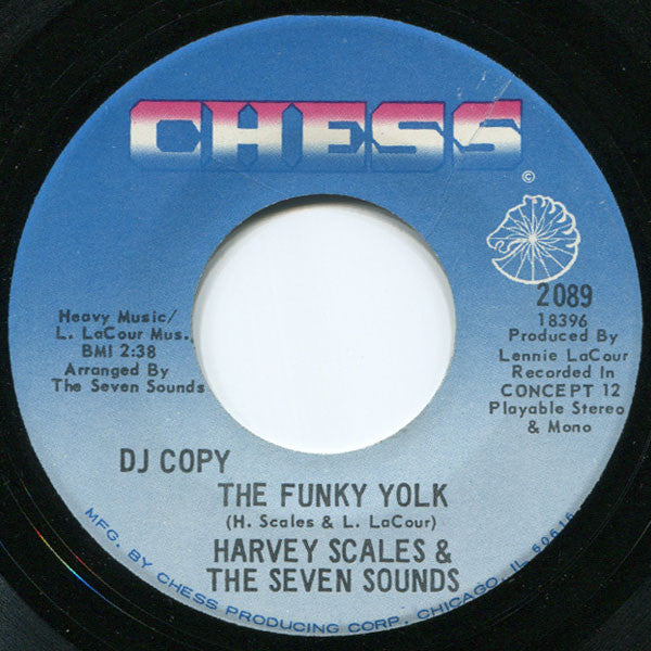 Harvey Scales & The Seven Sounds : The Yolk (7", Promo)