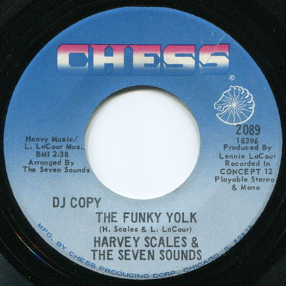 Harvey Scales & The Seven Sounds : The Yolk (7", Promo)