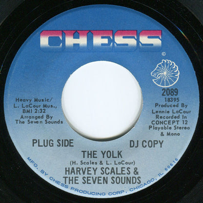 Harvey Scales & The Seven Sounds : The Yolk (7", Promo)