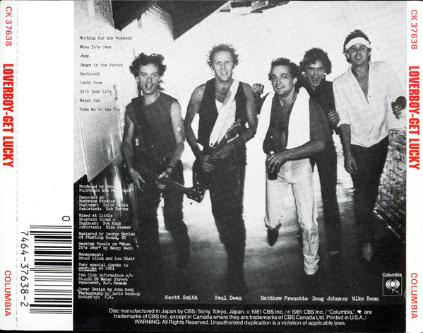 Loverboy : Get Lucky (CD, Album, RE)