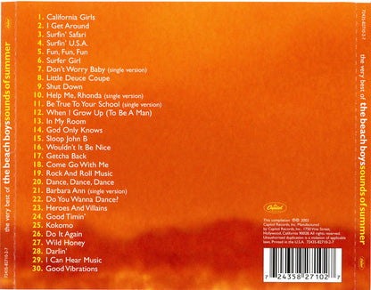 The Beach Boys : Sounds Of Summer - The Very Best Of (CD, Comp)