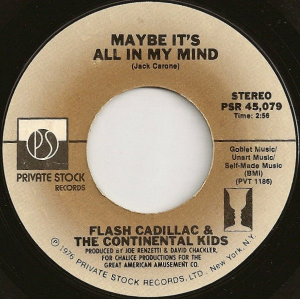Flash Cadillac & The Continental Kids : Did You Boogie (With Your Baby) / Maybe It's All In My Mind (7", Single, Styrene, Ter)