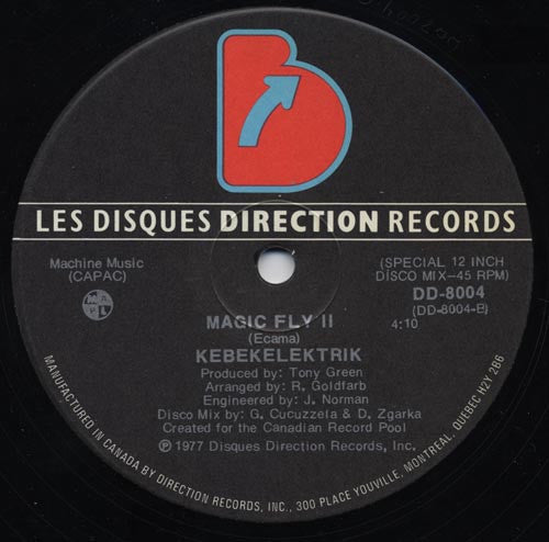 Kebekelektrik : Magic Fly (12")