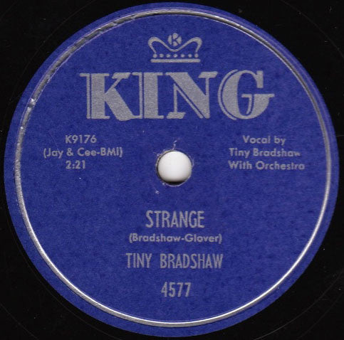 Tiny Bradshaw : Soft / Strange (10")