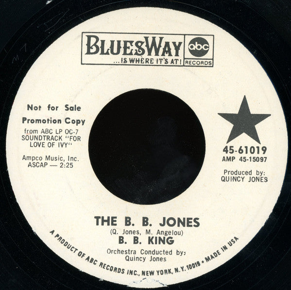 B.B. King : The B. B. Jones (7", Single, Promo)