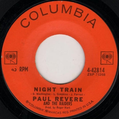 Paul Revere & The Raiders : Louie, Louie / Night Train (7", Single)