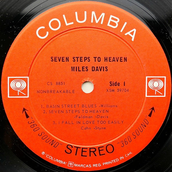 Miles Davis : Seven Steps To Heaven (LP, Album, CSM)