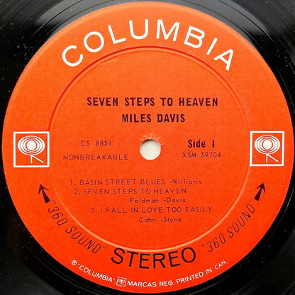 Miles Davis : Seven Steps To Heaven (LP, Album, CSM)