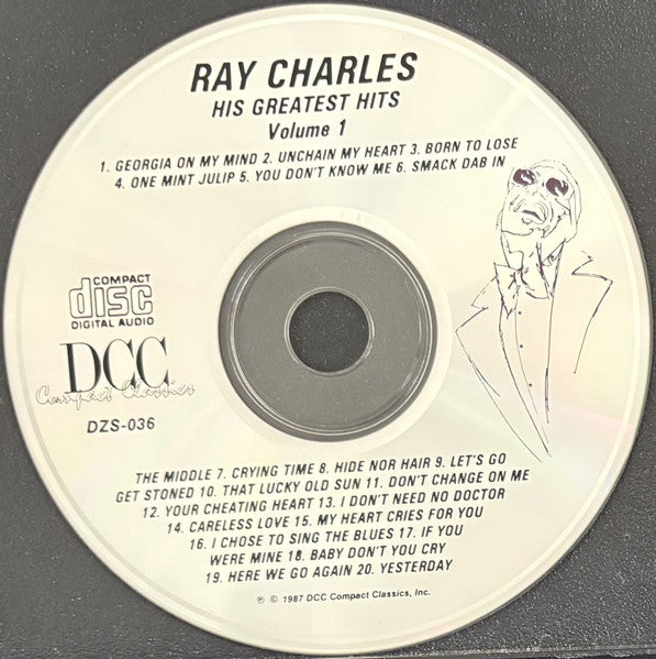 Ray Charles : His Greatest Hits Vol. 1 (CD, Comp, RM)