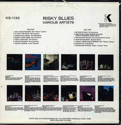 Various : Risky Blues (LP, Comp, RE)