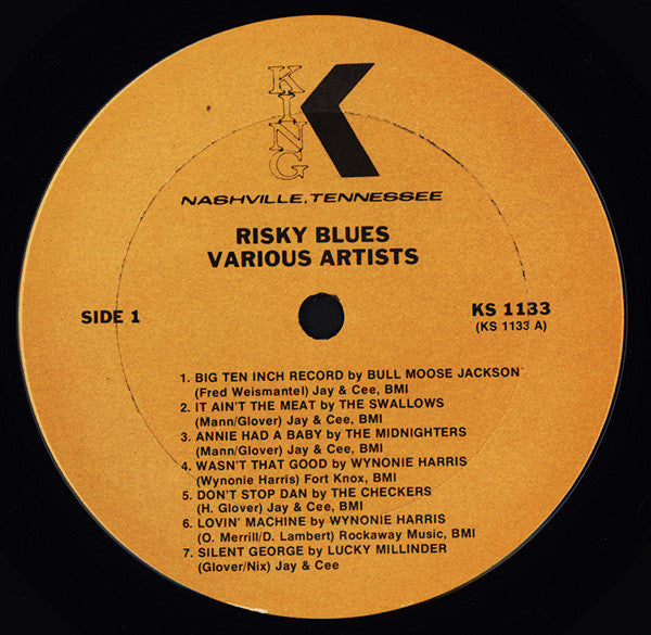 Various : Risky Blues (LP, Comp, RE)
