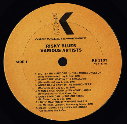 Various : Risky Blues (LP, Comp, RE)