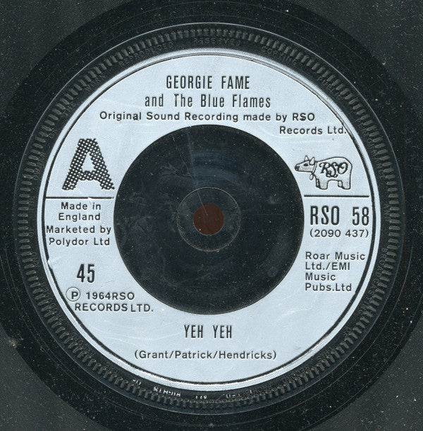 Georgie Fame : Yeh, Yeh / Getaway (7", Single)