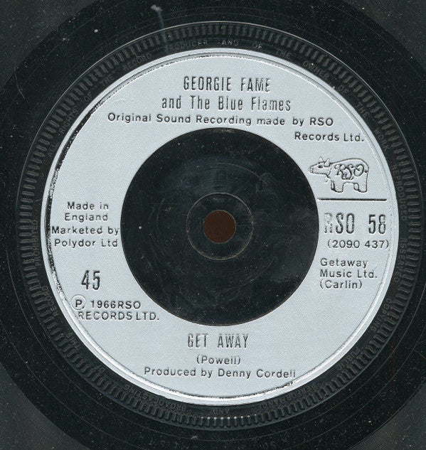 Georgie Fame : Yeh, Yeh / Getaway (7", Single)