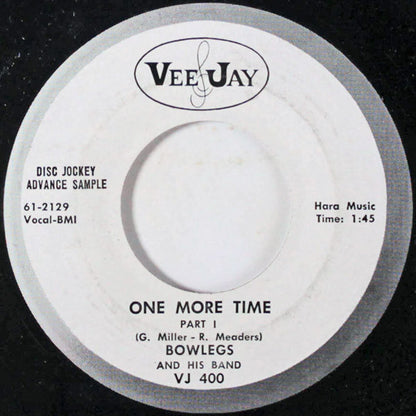 Bowlegs And His Band : One More Time (7", Promo)