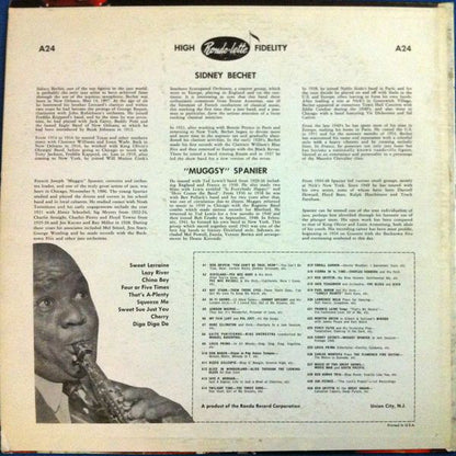 Sidney Bechet, Muggsy Spanier : Jam Session (LP, Comp, Mono, RE)