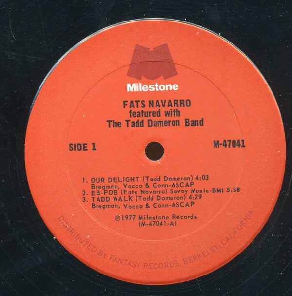 Fats Navarro Featured With Tadd Dameron And His Band : Featured With The Tadd Dameron Band (2xLP, Comp, RM, San)