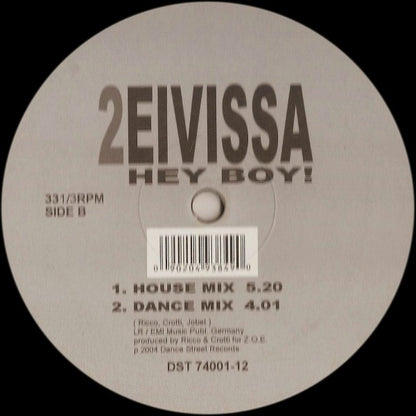2 Eivissa : Hey Boy! (12", Single)