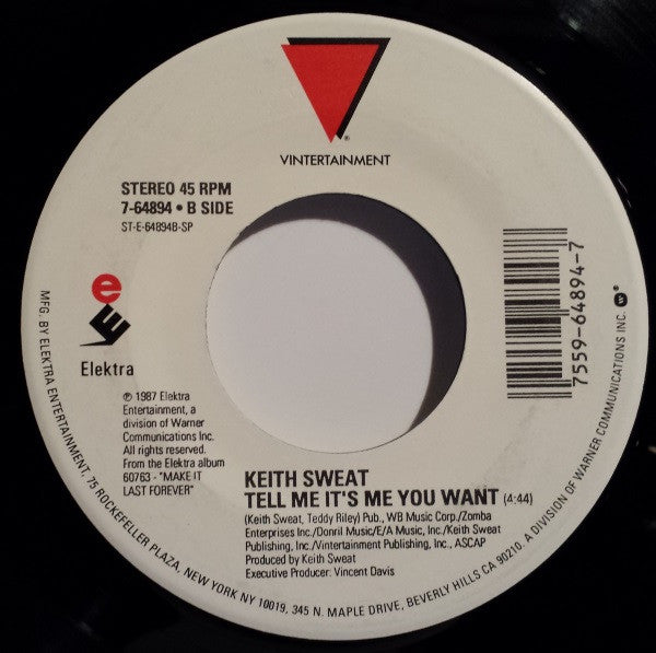 Keith Sweat : Your Love - Part 2 (7", Single)