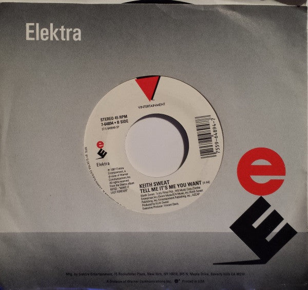 Keith Sweat : Your Love - Part 2 (7", Single)