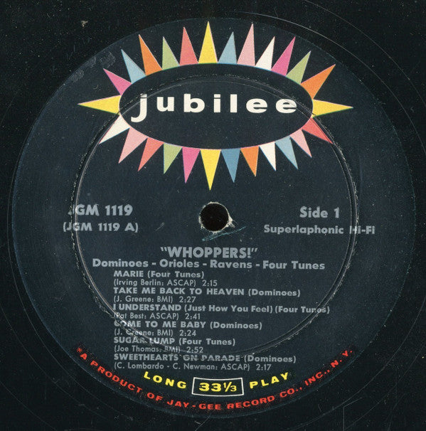 Various : Whoppers! (LP, Comp, Mono)