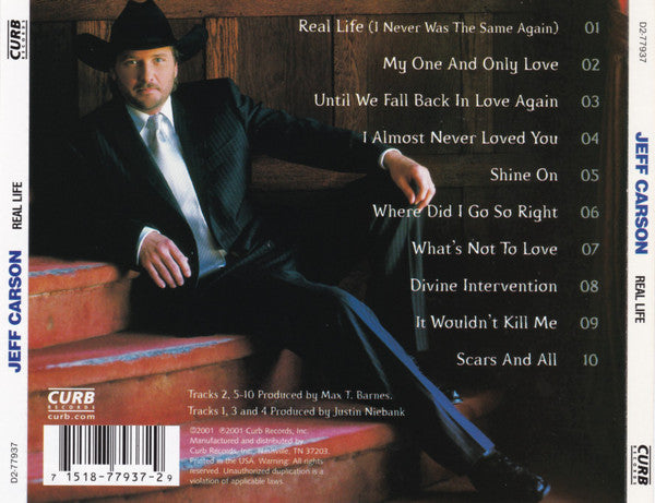 Jeff Carson : Real Life (CD, Album)