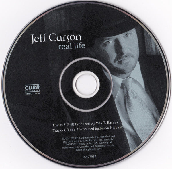 Jeff Carson : Real Life (CD, Album)