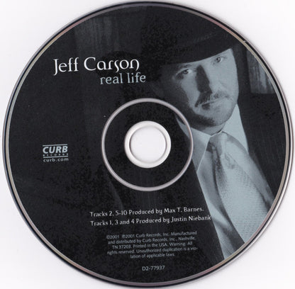 Jeff Carson : Real Life (CD, Album)
