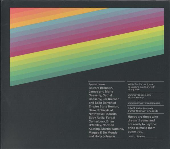 Aidan Casserly : White Soul. (CD, Album)