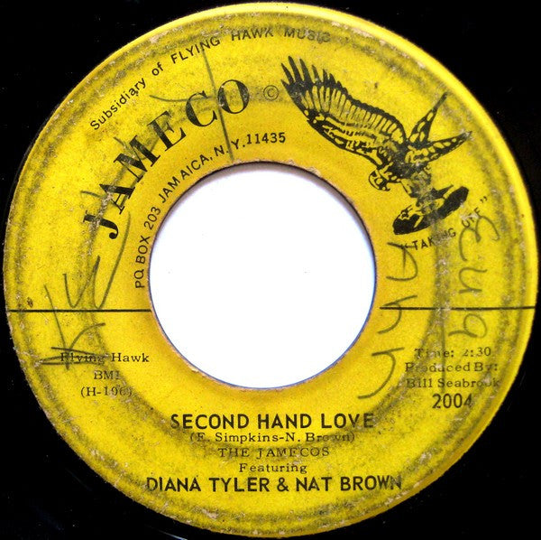 The Jamecos Featuring Diana Tyler & Nat Brown (2) : Second Hand Love / Most Of All (7", Single)