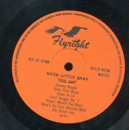 Cecil Gant : Rock Little Baby (LP, Comp, Mono)