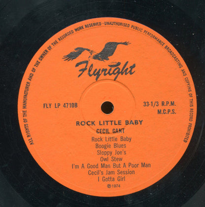Cecil Gant : Rock Little Baby (LP, Comp, Mono)